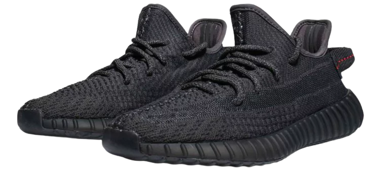 Side View of Yeezy Boost 350 V2 Black